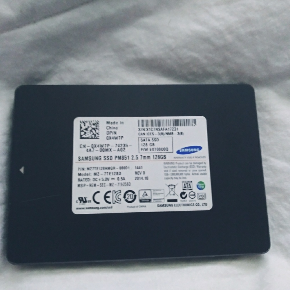 Samsung 128gb Solid State Drive